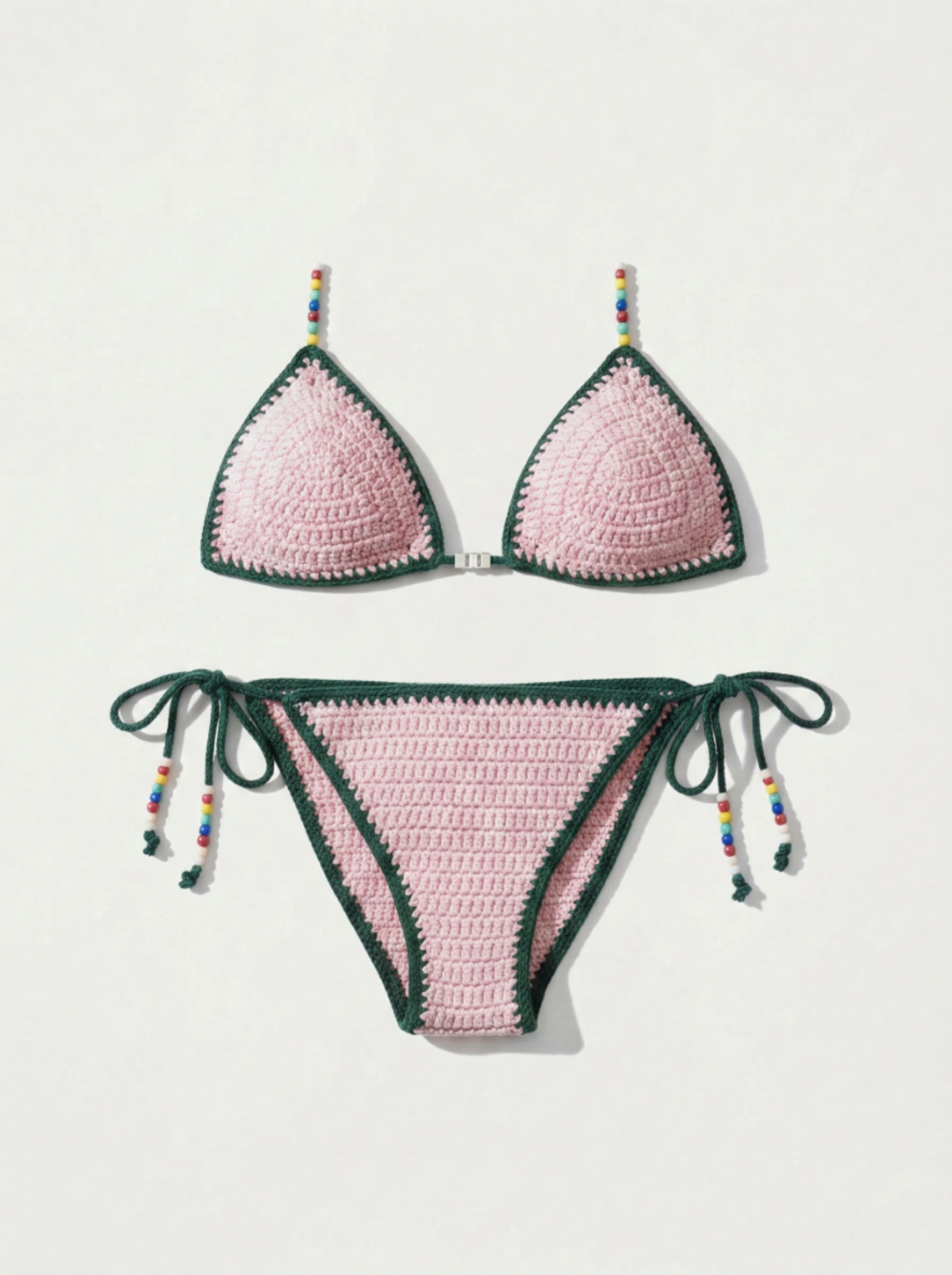 Pink Sunset Crochet Bikini Set