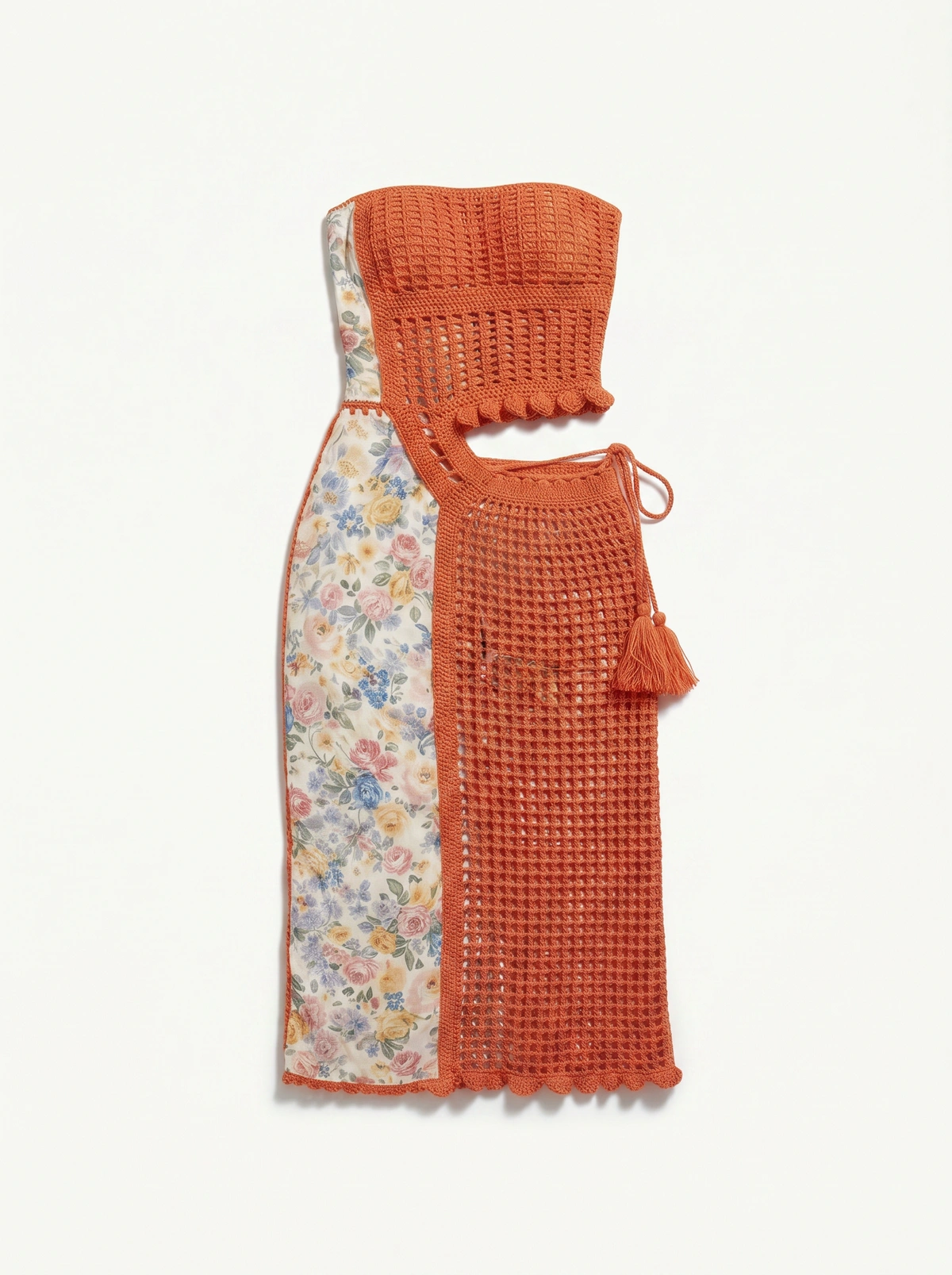 Rosalia Crochet Midi Dress