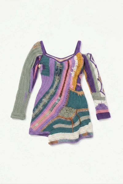 Aurora Patchwork Crochet Dress