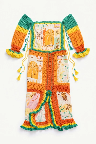 Sol Caribe Crochet Dress