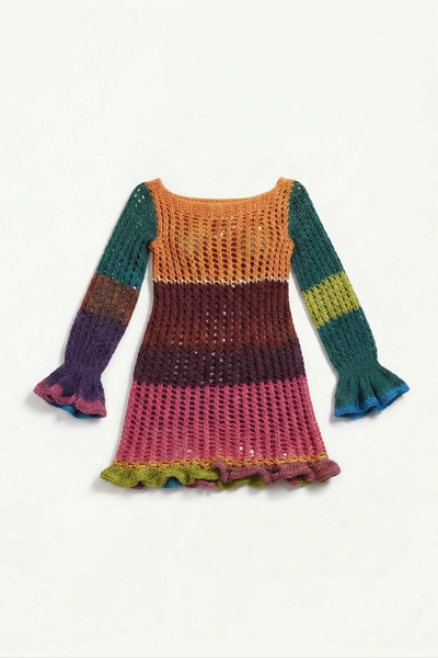 Boheme Flame Crochet Dress