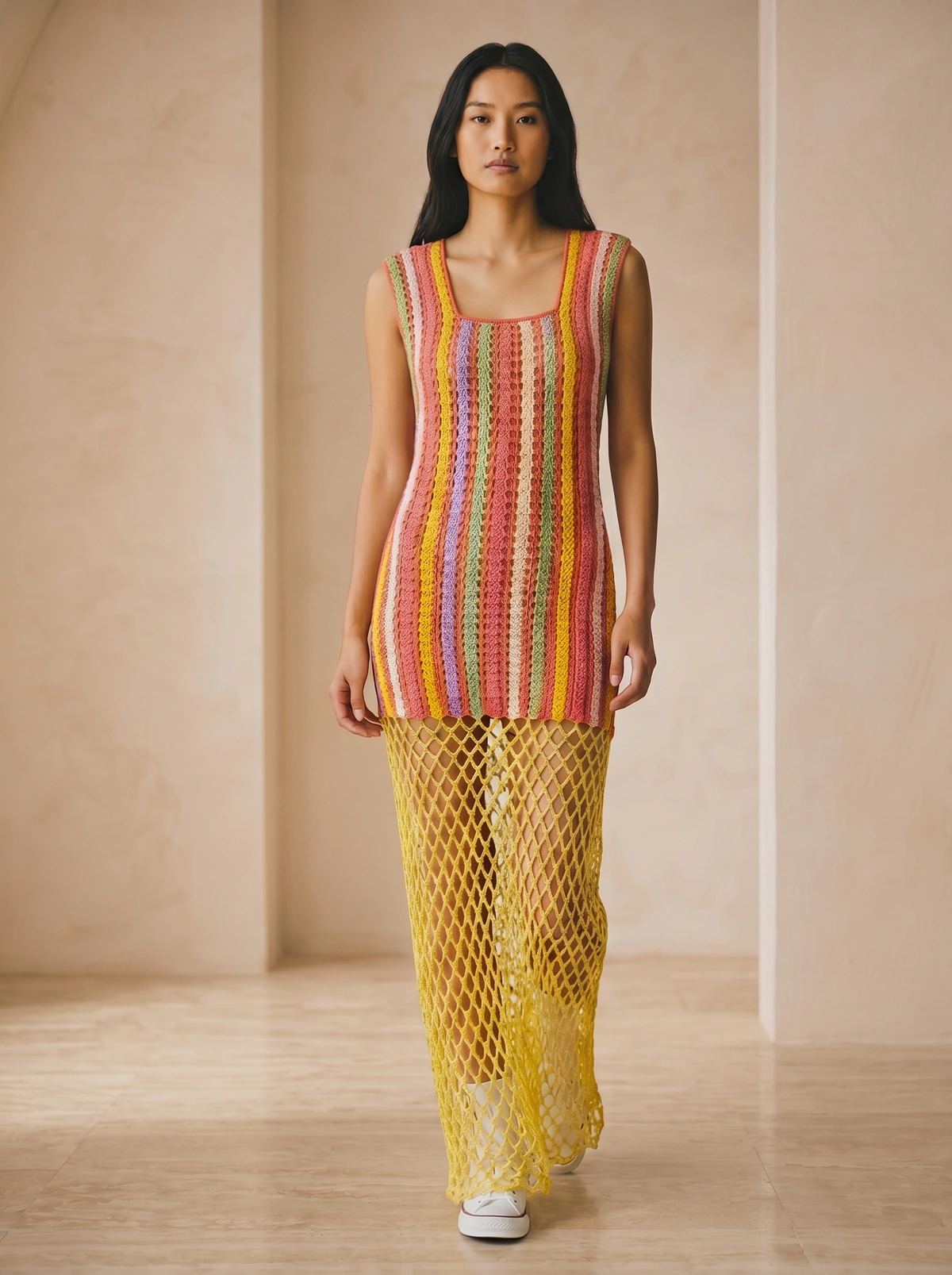 Sunwoven Crochet Maxi