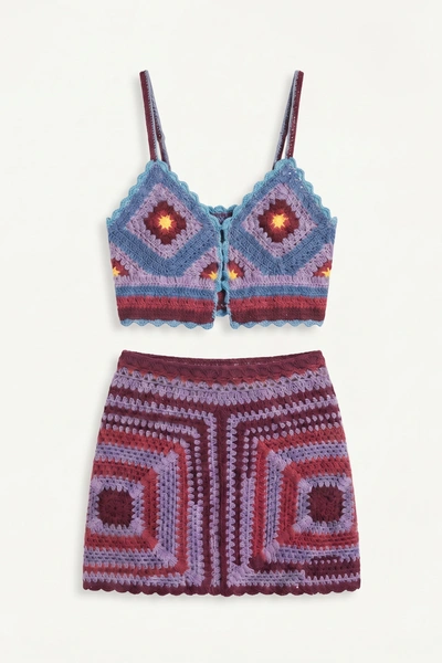 Amara Crochet Bustier Set