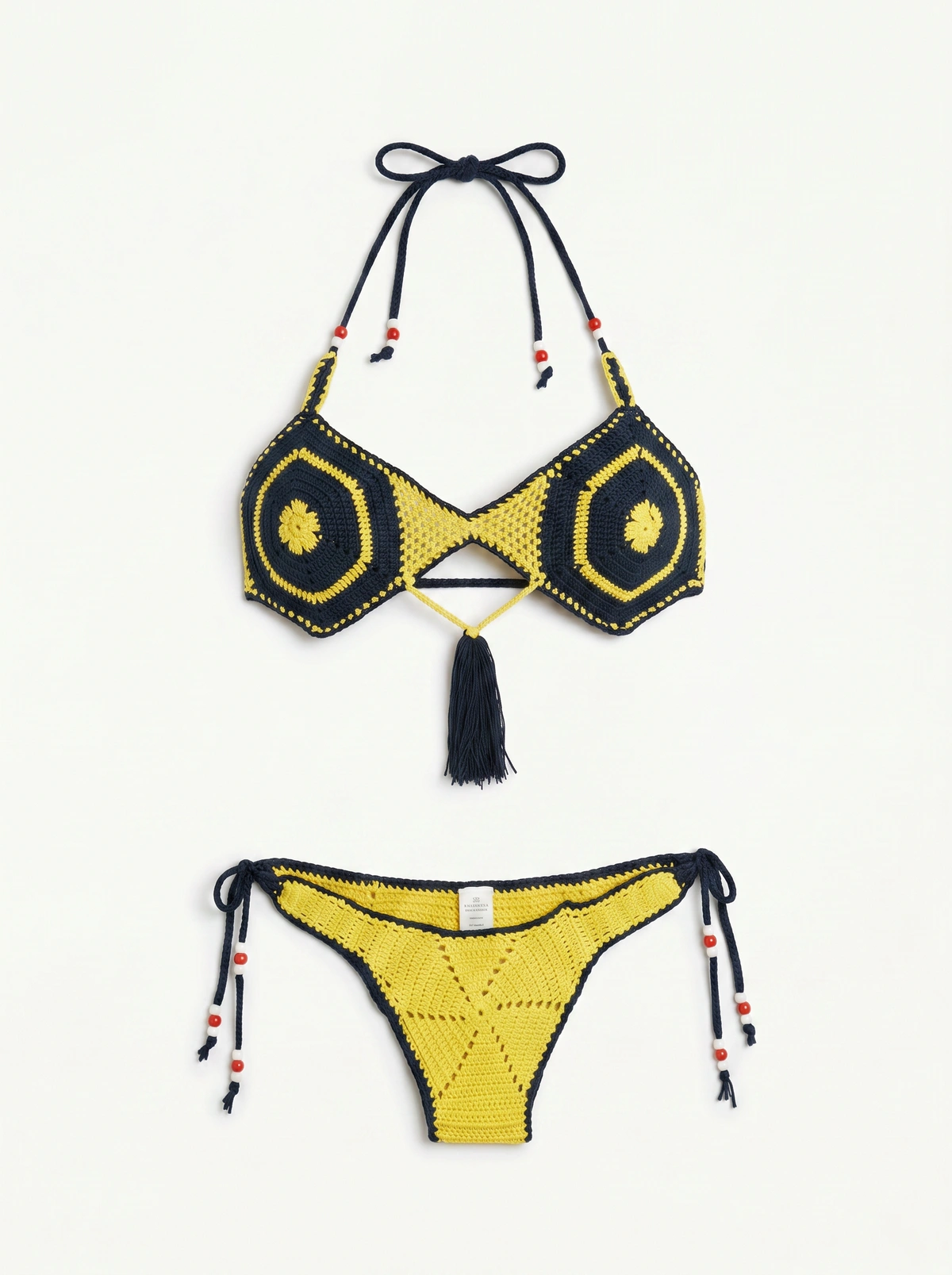 Golden Eclipse Crochet Bikini Set