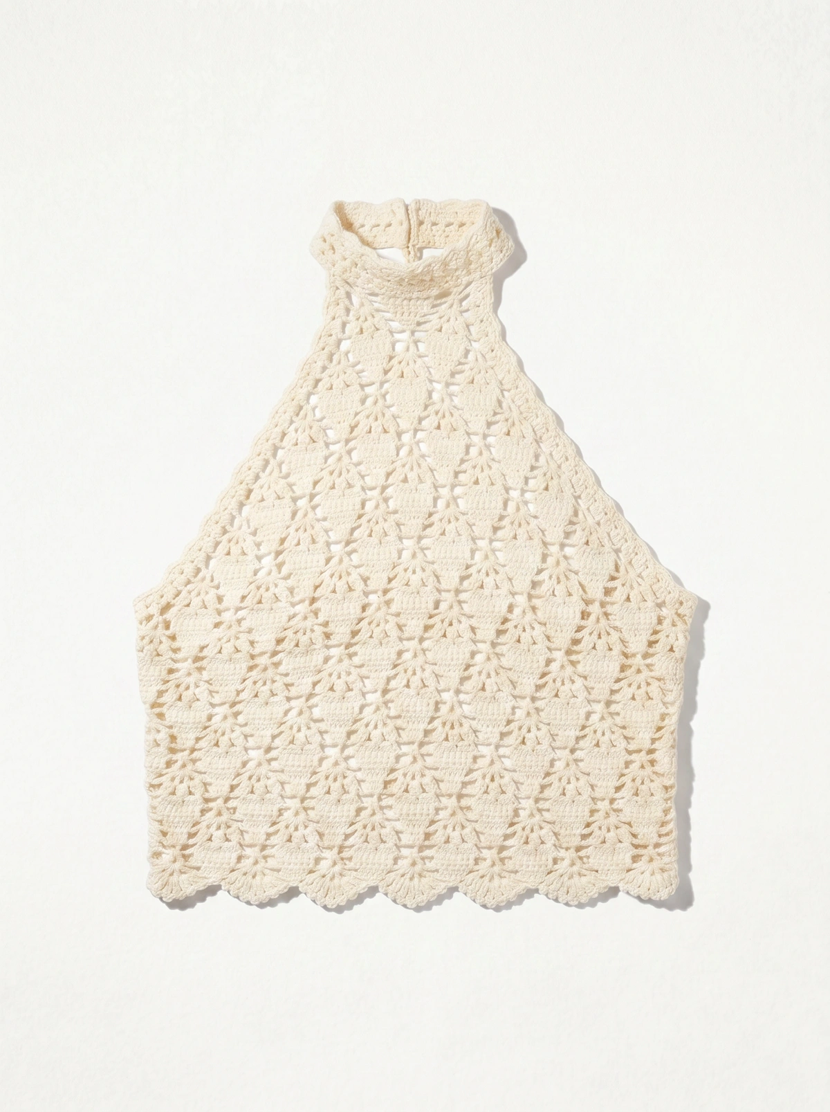 Isla Lace Crochet Halter Top