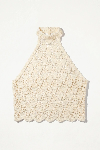 Isla Lace Crochet Halter Top