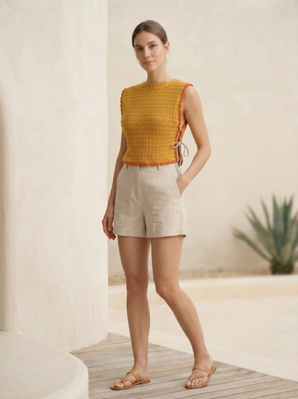 Sunline Crochet Top