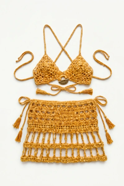 Solar Loop Crochet Dress