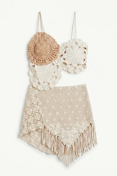 Ivory Bloom Crochet Dress