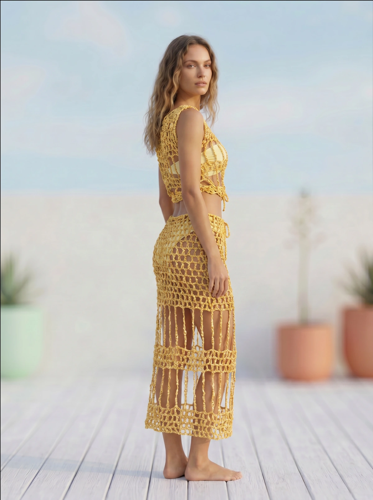Golden Dune Crochet Set