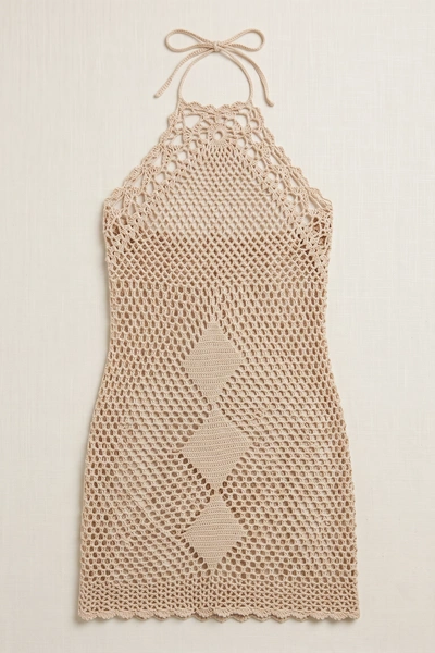 Mykonos Sand Crochet Dress