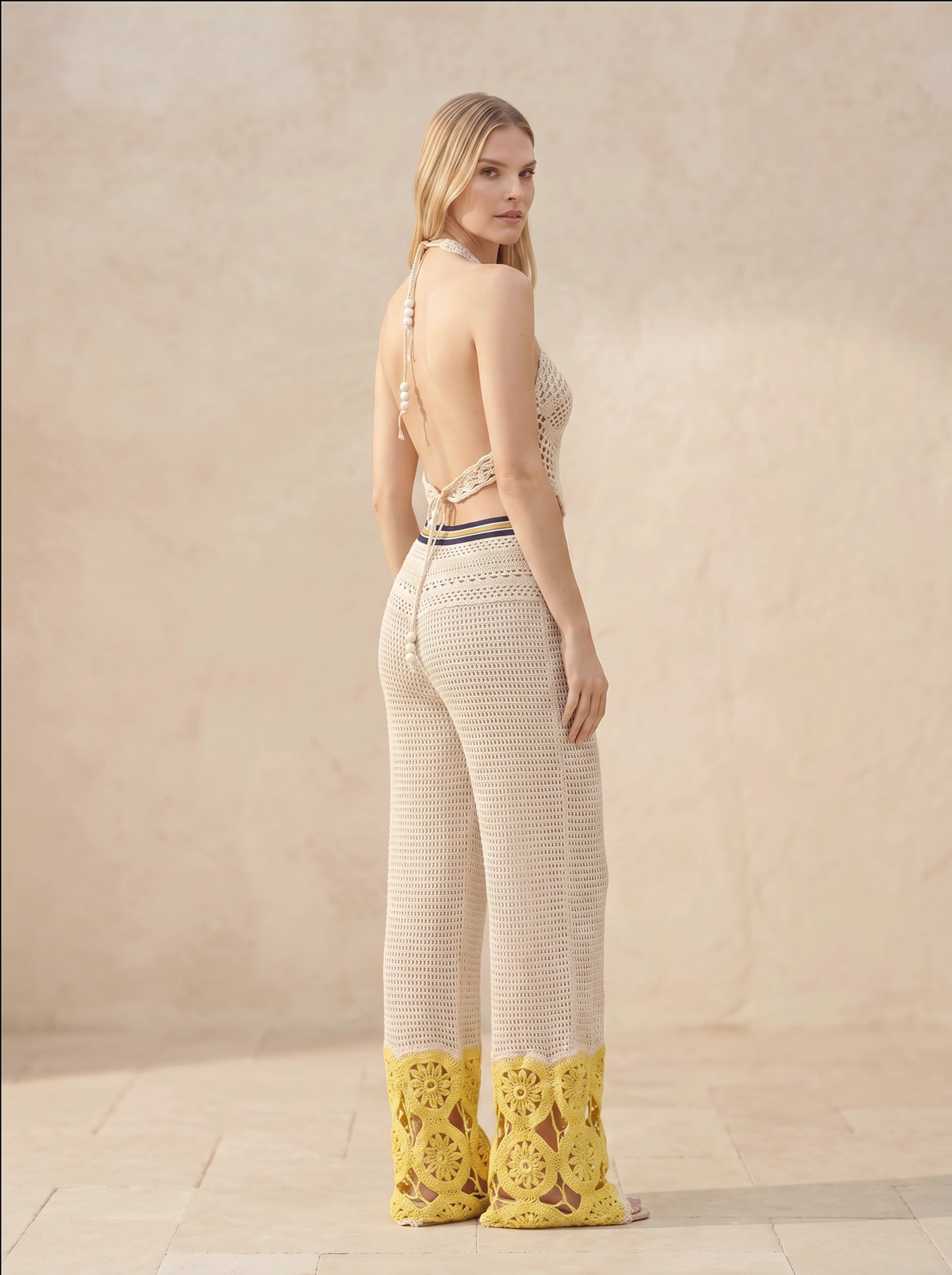 Sunflower Boho Crochet Set